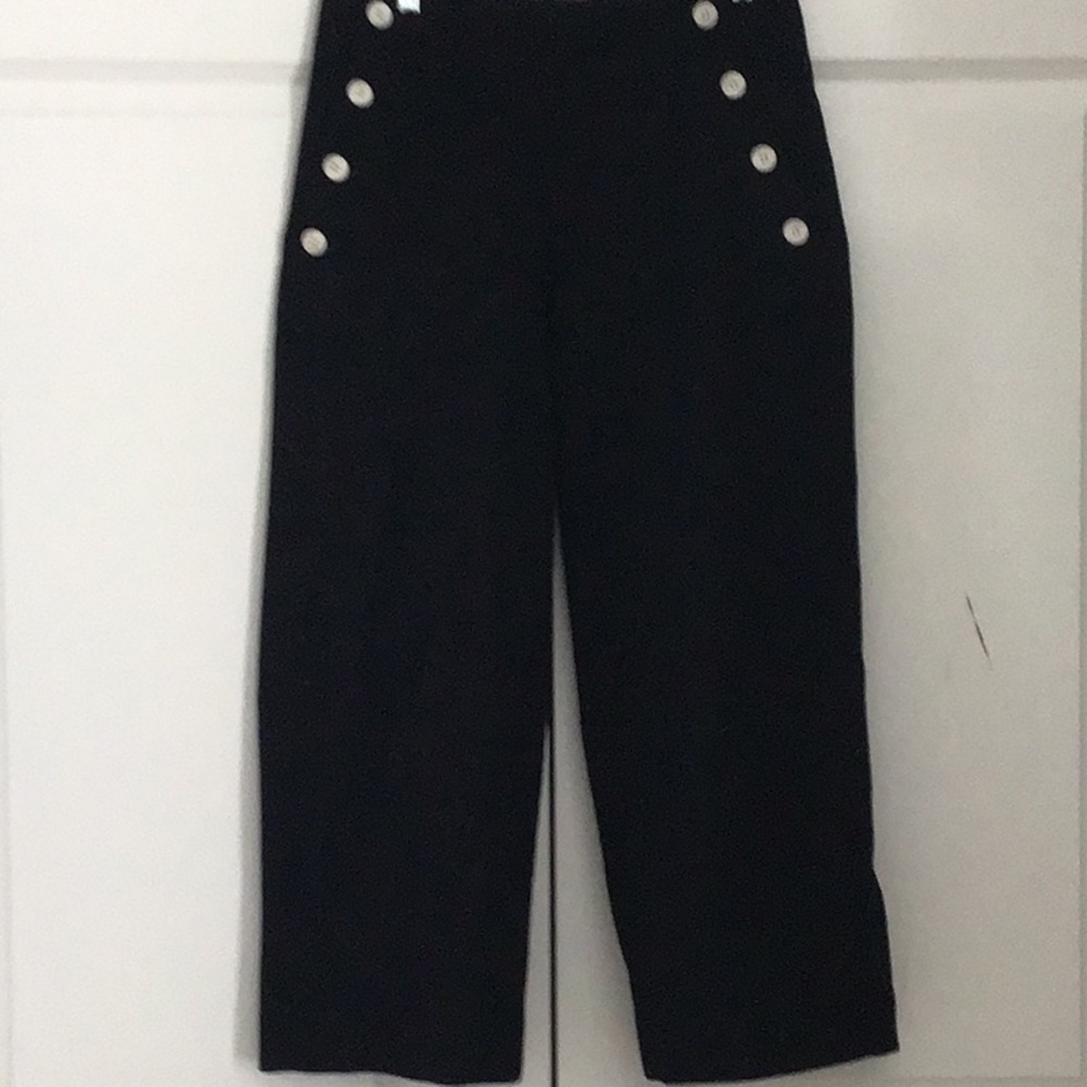Banana Republic wide leg cropped pants